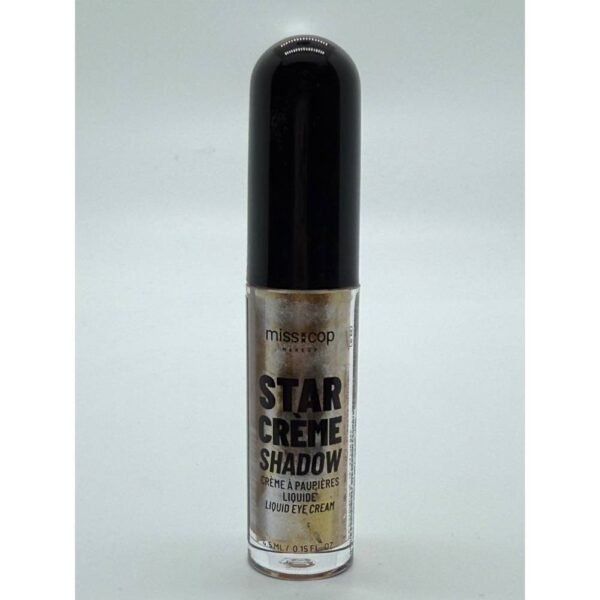 Miss Cop LIQUIDE SHADOW - STAR CREME skysti akių šešėliai, 01 Or, 4,5 ml.