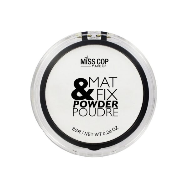 Miss Cop MAT & FIX POWDER fiksuojamoji pudra, 8 g.