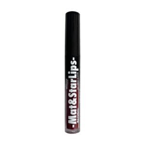 Miss Cop Mat & Star Lips skysti lūpų dažai, 04- Cerise glacée, 3,3 ml.