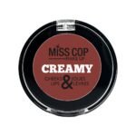 Miss Cop CREAMY joues & lèvres, kreminiai skaistalai, 01- Nude Mood, 3 g.