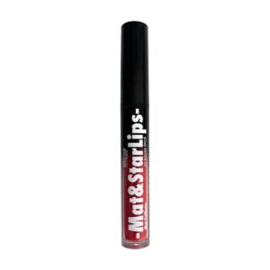 Miss Cop Mat & Star Lips skysti lūpų dažai, 02- Rouge épicé, 3,3 ml.