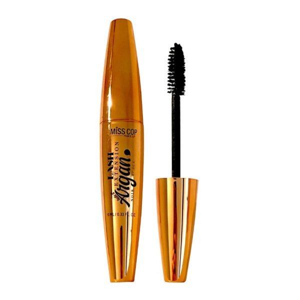 Miss Cop Mascara LASH EXTENSION à l'Huile d'Argan blakstienų tušas, 01- Noir, 10 ml.