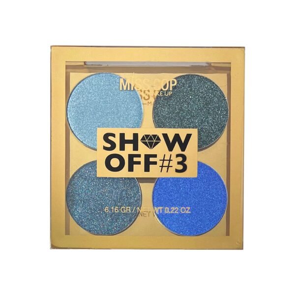 Miss Cop Palette SHOW OFF #3 akių šešėlių paletė, 6,16 g.