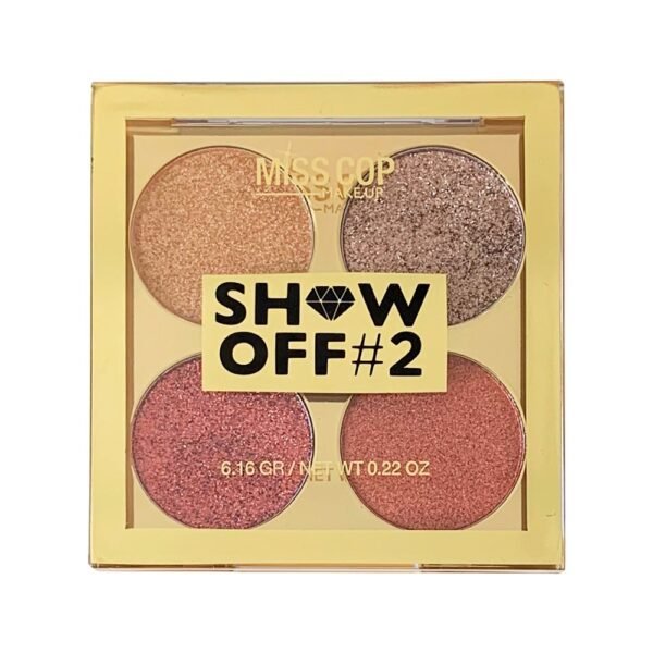 Miss Cop Palette SHOW OFF #2 akių šešėlių paletė, 6,16 g.